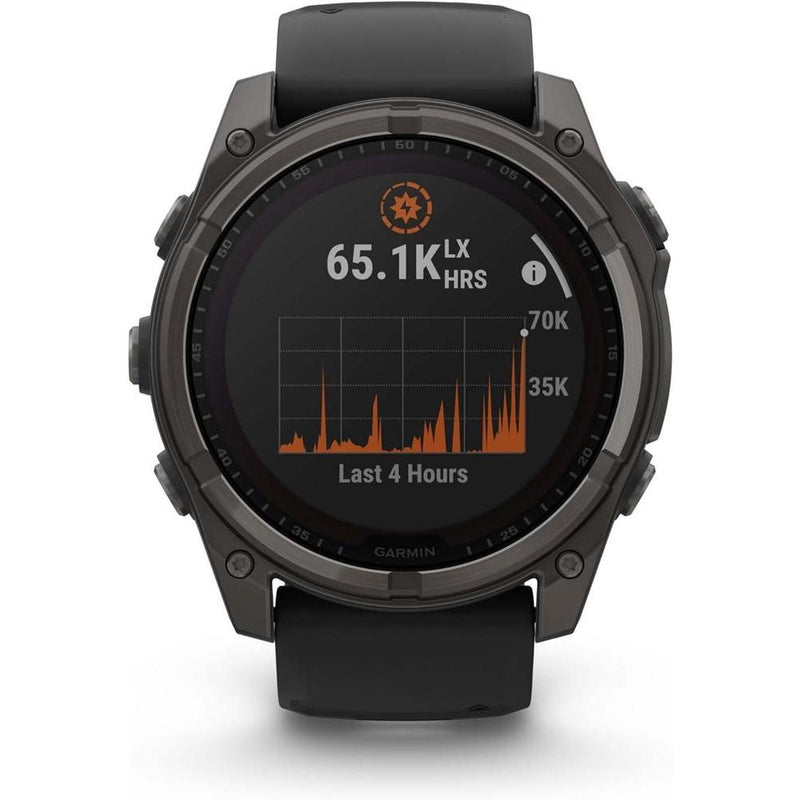 Garmin Fenix 8 Smartwatch Multideporte Con Carga Solar, Zafiro, Titanio Y GPS, Incluye Auriculares Wearable4U 51 Mm 32 Gb