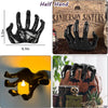 Decoraciones de Halloween, manos espeluznantes para decoraciones de pared góticas con velas, paquete de 3 piezas