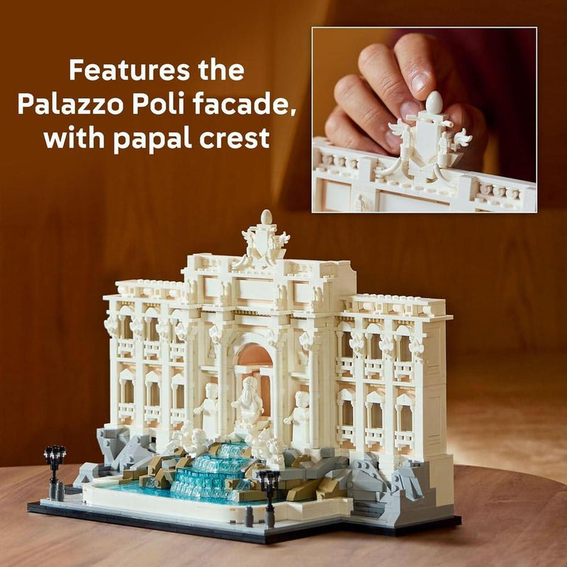 LEGO Architecture Fuente de Trevi Juego de Construcción para Adultos - Monumento Italiano - Regalo para Mujeres y Hombres