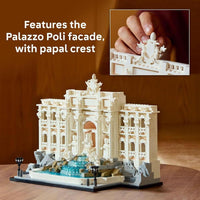 LEGO Architecture Fuente de Trevi Juego de Construcción para Adultos - Monumento Italiano - Regalo para Mujeres y Hombres
