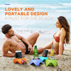 Accesorios esenciales para la playa, portavasos para bebidas y objetos personales, ideal para mujeres, adultos y familia