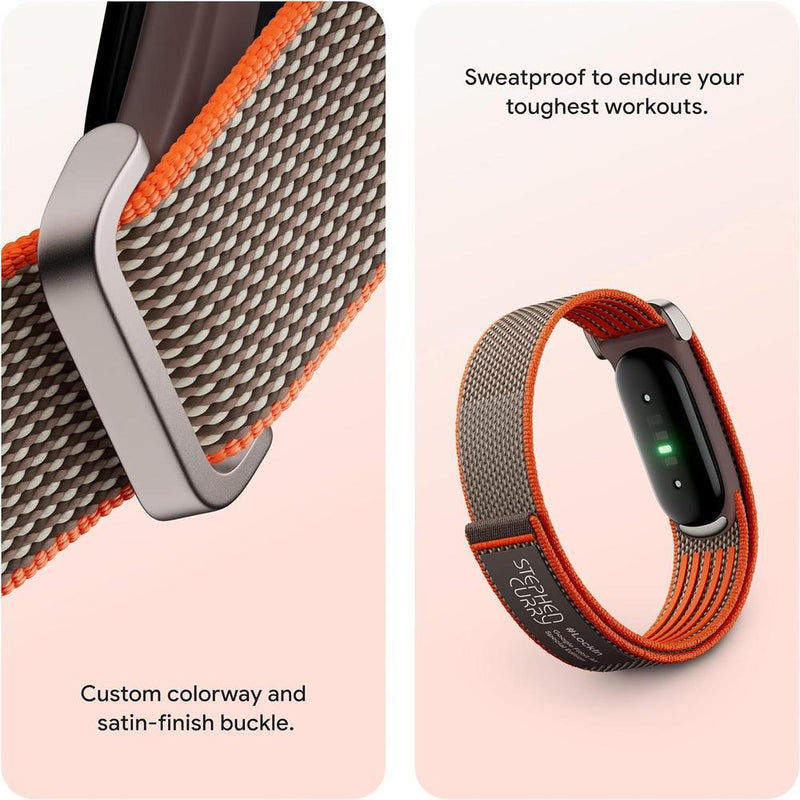 Google Fitbit Air Edición Especial Stephen Curry con seguimiento de actividad, ritmo cardíaco y sueño, coaching AI