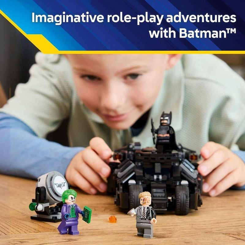 LEGO DC Batman Tumbler vs Two Face & The Joker Toy Building Set – Superhéroe Batmobile para niños, idea de regalo para cumpleaños