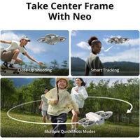DJI Neo, minidrón con cámara 4K UHD para adultos, con funciones avanzadas como vuelo autónomo y video estabilizado