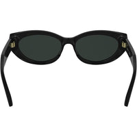 Gafas de sol Calvin Klein mujer CK25502S negras con lente gris sólido y logotipo refinado