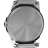 Reloj Easy Reader para hombre de Timex, diseño elegante con resistencia al agua y banda de acero inoxidable
