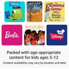 Amazon Echo Pop Kids con control parental y diseño de princesas Disney, incluye suscripción Amazon Kids+