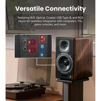 Edifier S3000MKII Altavoces audiófilos de alta resolución, 256 W RMS, aptX HD Bluetooth, inalámbrico, agudos planares