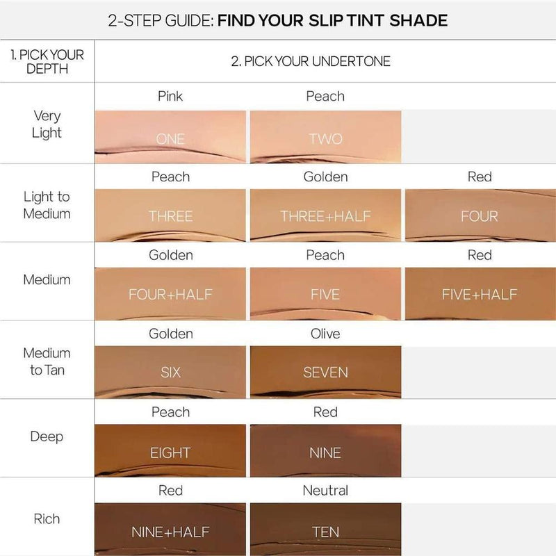 Saie Slip Tint Hidratante con Color SPF 35 - Cobertura Ligera 40ml