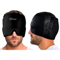 Gorro Alivio para Migraña TheraICE, Calmante para el Dolor de Cabeza, Máscara Facial de Compresa Fría de Gel Refrescante
