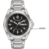 Citizen - Reloj de acero inoxidable con tecnología Eco-Drive, resistente al agua y calendarío día-fecha, modelo AW0050-82E, plateado