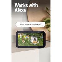 Cámara para exteriores Ring resistente a la intemperie, visión nocturna, audio bidireccional y compatibilidad con Alexa
