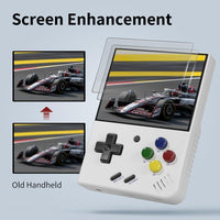 Consola de juego portátil retro Miyoo Mini Plus con estuche, conectividad WiFi y funciones RTC para múltiples juegos
