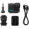GoPro Hero - Cámara de acción impermeable, video 4K Ultra HD, foto 12 MP, pantalla táctil