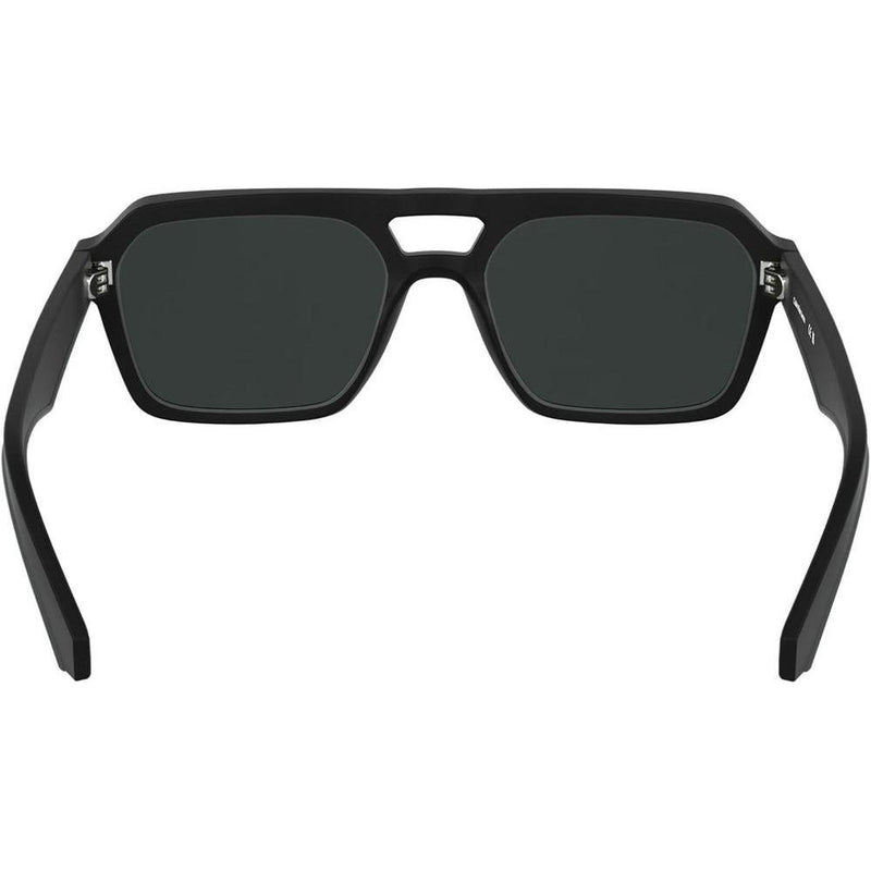 Calvin Klein Jeans CKJ25603S, gafas de sol rectangulares para hombre, color negro mate, tamaño único, estilo ecológico