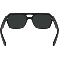 Calvin Klein Jeans CKJ25603S, gafas de sol rectangulares para hombre, color negro mate, tamaño único, estilo ecológico