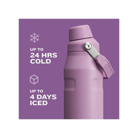 Stanley IceFlow - Botella deportiva de rápido flujo, ligera y a prueba de fugas para viajes y deportes, acero inoxidable aislado, sin BPA