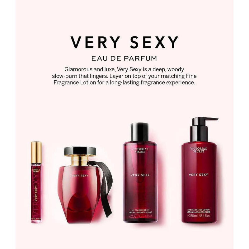 Perfume Eau de Parfum Very Sexy de Victoria's Secret con notas de orquídea vainilla, clementina y mora silvestre para mujer