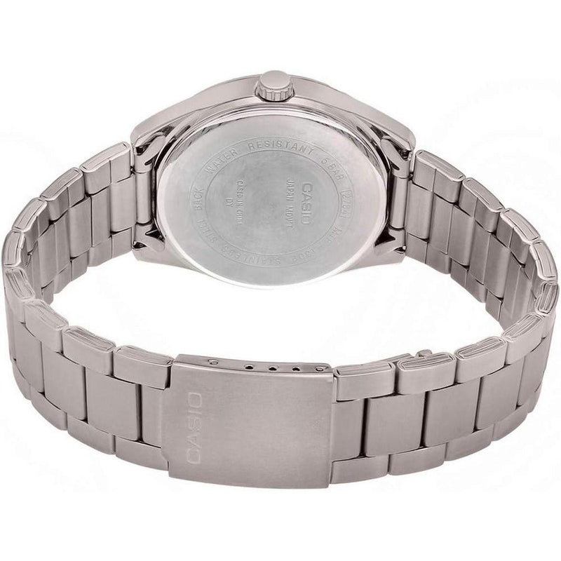 Reloj Casio para hombre MTP-1302D-7A2VDF, analógico con caja y correa de acero inoxidable, resistente al agua