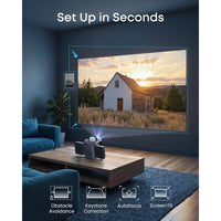 Anker Nebula P1i Proyector portátil 1080P FHD con WiFi, Bluetooth, enfoque automático, diseño abatible y altavoz integrado