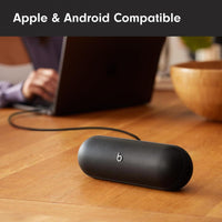 Beats Pill - Altavoz Bluetooth portátil con batería de larga duración, resistente al agua, compatible con Apple y Android