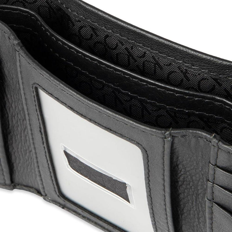 Conjunto Calvin Klein para hombres: billetera de cuero RFID y llavero, diseño moderno y funcional
