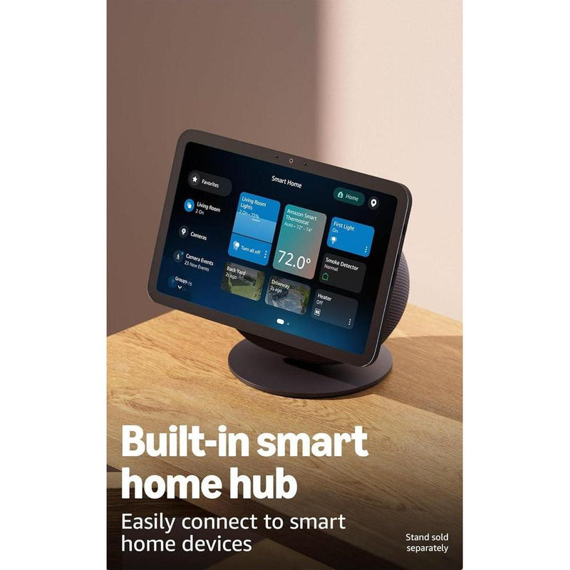 Echo Show 8 de Amazon, pantalla HD con audio espacial y control de Smart Home, color blanco