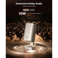 Proyector inteligente mini con WiFi, Bluetooth y Dolby Audio, soporte 4K, enfoque automático TOF, resolución nativa 1080P