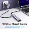UGREEN Revodok 105 USB C Hub Adaptador multipuerto HDMI 4K, entrega de energía 100W, 3 puertos USB-A para MacBook Pro/Air, iPad Pro