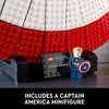 LEGO Marvel Escudo del Capitán América 76262 - Kit de modelo para adultos, réplica coleccionable del icónico escudo