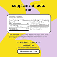 Gomas probióticas Lemme para mujeres con pH equilibrado, salud inmunológica y sabor a piña
