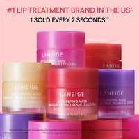 LANEIGE Máscara para dormir labial con vitamina C, manteca de Murumuru y karité. Hidrata y nutre labios secos