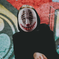 Máscara de terror para Halloween, zombi con rostro aterrador, diseño realista, látex ecológico y ajuste cómodo para adultos