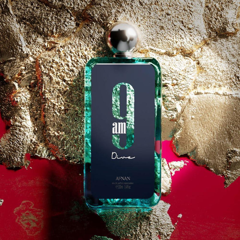 Afnan 9 AM Dive Eau De Parfum Unisex, 3.4 Fl. Oz