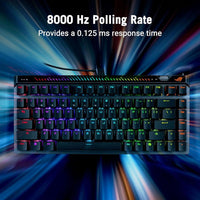 ASUS ROG Falchion Ace 75 HE Teclado para juegos con efecto analógico, interruptor magnético HFX V2 y sondeo de alta frecuencia