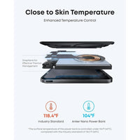 Anker Nano Power Bank con Batería Inalámbrica de Carga Magnética, Compatible con MagSafe, Certificado Qi2, Diseño Ergonómico