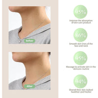 Ms.W Masajeador facial portátil eléctrico para cuidado de piel con 3 modos de masaje y calefacción para rostro y cuello