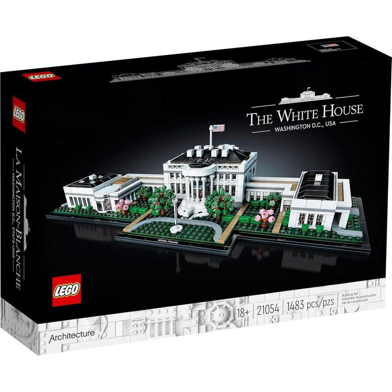 LEGO Architecture: Construcción de La Casa Blanca, set creativo para adultos y adolescentes, icónica oficina presidencial