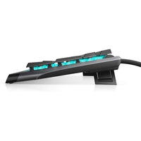 Teclado para juegos Alienware AW510K con retroiluminación RGB, interruptores rojos Cherry MX, controles multimedia y USB