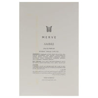 Merve Ambre para Mujer - Eau de Parfum Spray con elixir de caramelo, vainilla y ámbar