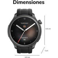 Amazfit Balance Smartwatch 4.6 cm con análisis corporal y de salud, GPS, Alexa, Bluetooth, duración de batería de 14 días