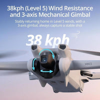 DJI Mini 3 combo con cámara 4K, 3 baterías, transmisión de video a 10 km, ideal para principiantes, dron ligero y avanzado