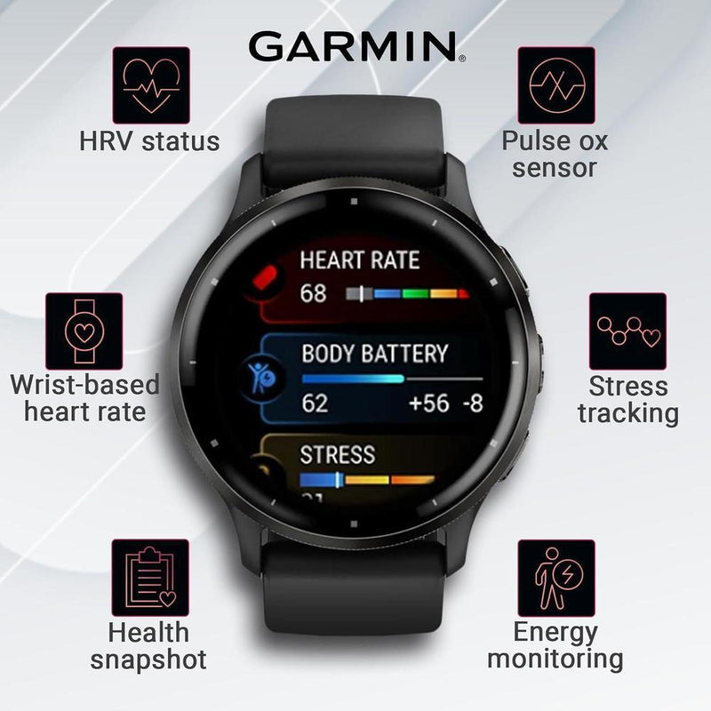 Garmin Venu 3 Con Pantalla AMOLED Y Salud Avanzada
