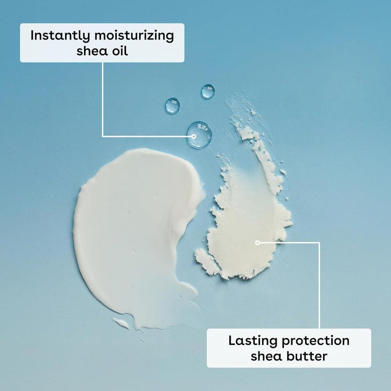 eos Shea Better Loción corporal Vanilla Cashmere, cuidado de la piel con humedad 24 horas y karité natural, vegano, ligera y no grasosa