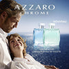 Azzaro Chrome Azure Eau de Toilette fresca y acuática para hombre, ideal para el verano, fragancia amaderada y terrosa