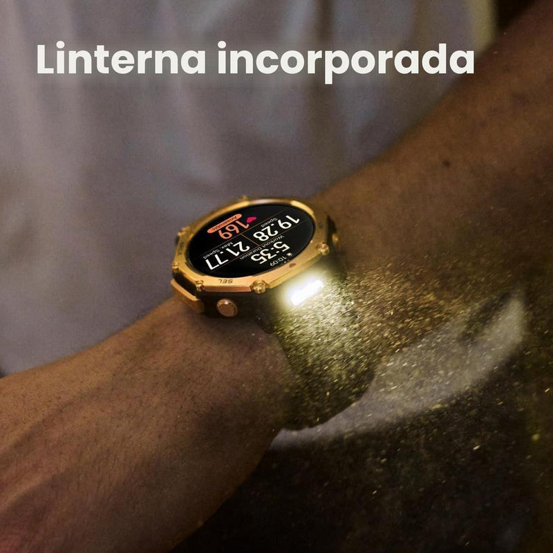 Amazfit T-Rex 3 Pro - Reloj inteligente ultra resistente con pantalla de zafiro, GPS preciso y batería de 25 días