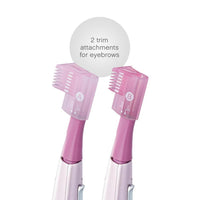 Panasonic Removedor de vello facial para mujer con cabezal pivotante y accesorios de cejas