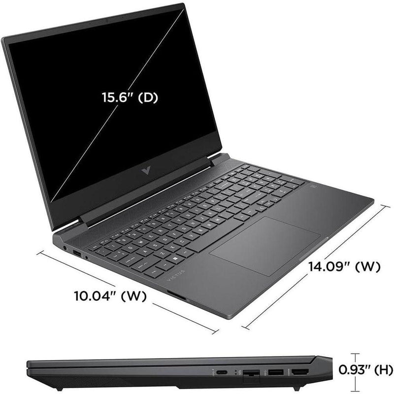 Hp Victus Laptop Gaming 15.6" Fhd 144Hz Amd Ryzen 5 7535Hs 16Gb Ddr5 Ram 512Gb Ssd Amd Radeon Rx 6550M Windows 11 Pro