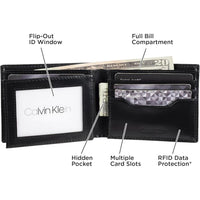 Sets de Billetera y Tarjetero Minimalista de Calvin Klein para Hombre con Tecnología RFID