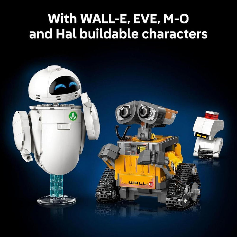 LEGO Disney & Pixar Set de Construcción Wall-E & EVE para Adultos - Decoración para Fans - Idea de Regalo 43279